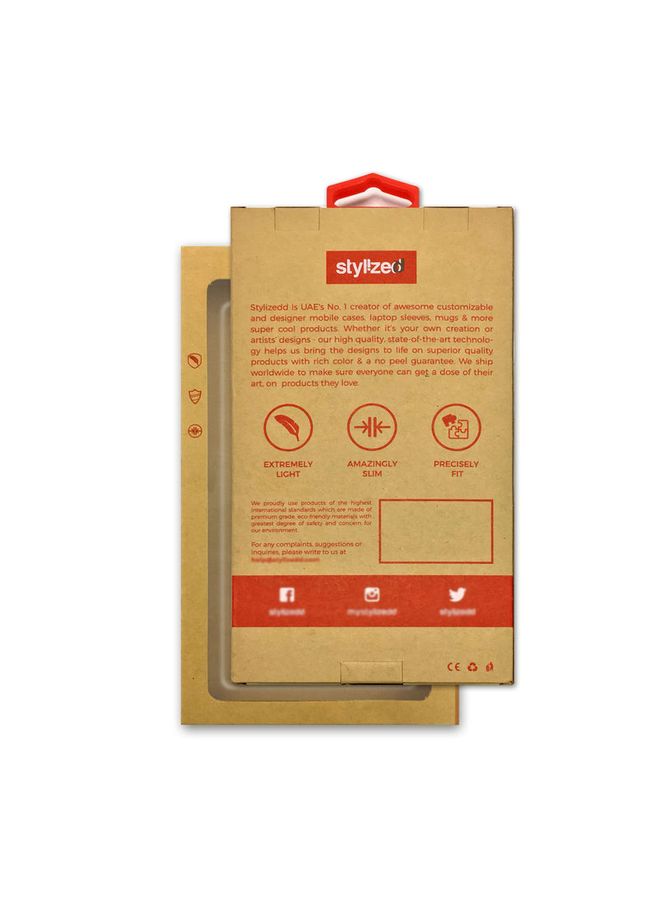 Stylizedd Apple iPhone 8 Plus Classic Clear Case Soft TPU Gel Thin Transparent Flexible Cover [ Designed for Apple iPhone 8 Plus ] - La Multi Color - Image 3