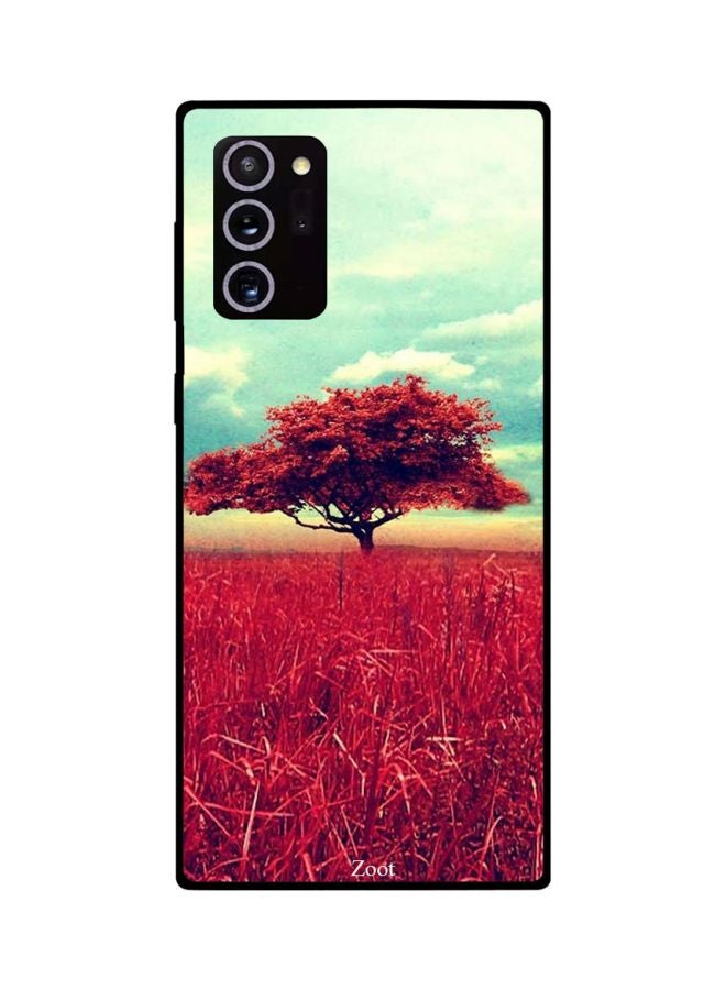 Zoot Tree Printed Case Cover For Samsung Galaxy Note20 Ultra Blue/Red/White - Image 2