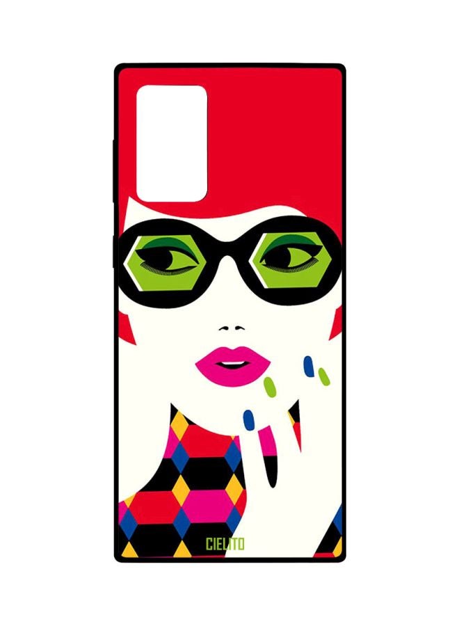 CIELITO Girl Printed Case Cover For Samsung Galaxy Note20 Ultra Red/Green/Pink - Image 1