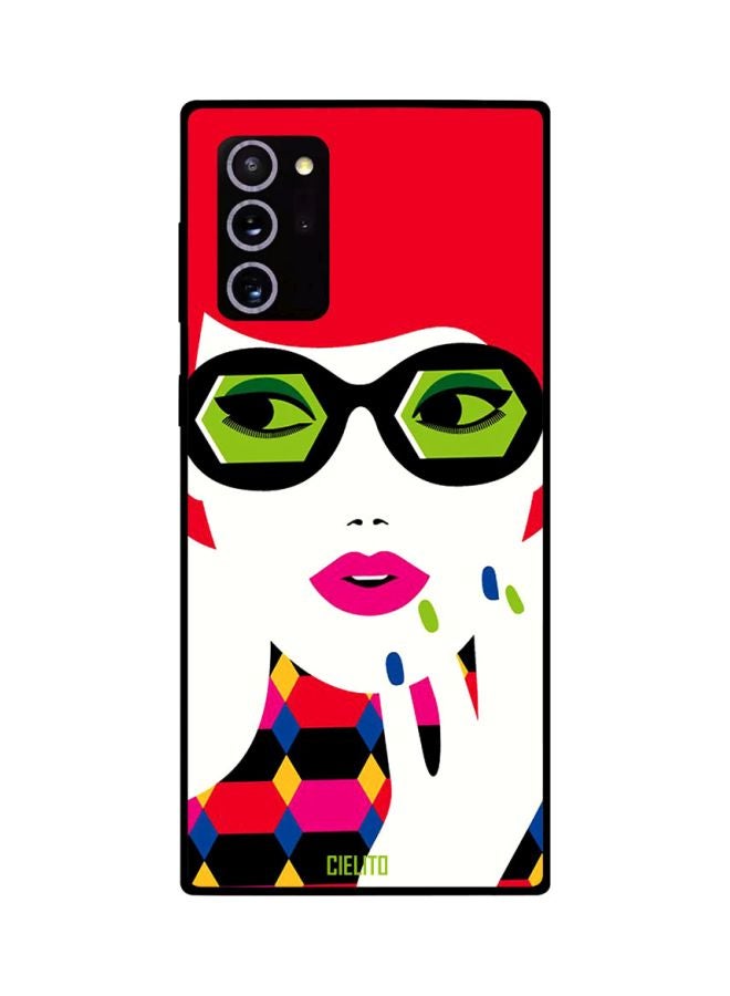 CIELITO Girl Printed Case Cover For Samsung Galaxy Note20 Ultra Red/Green/Pink - Image 2