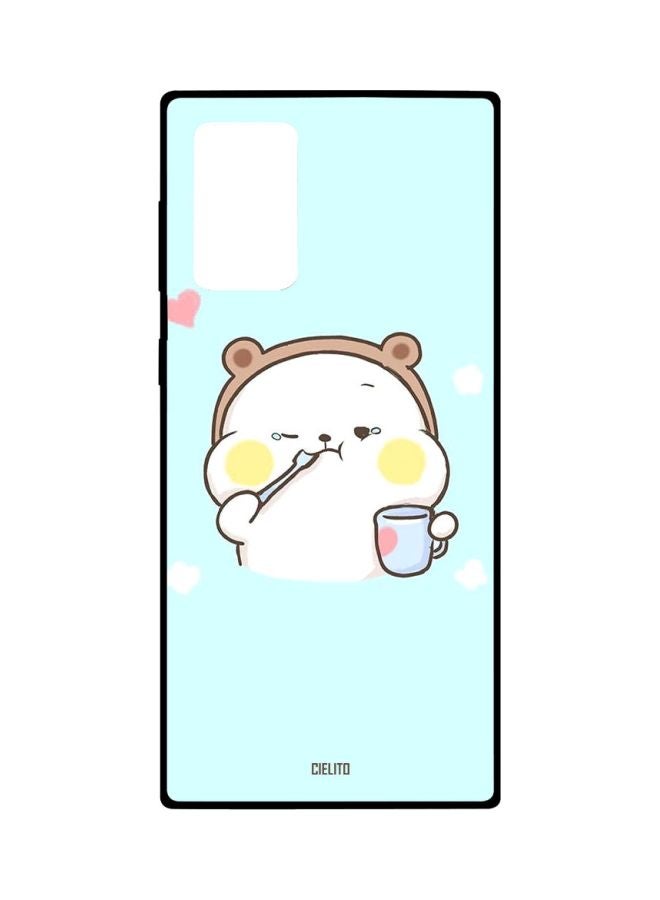 CIELITO Cartoon Printed Case Cover For Samsung Galaxy Note 20 Ultra Blue/White/Brown - Image 1
