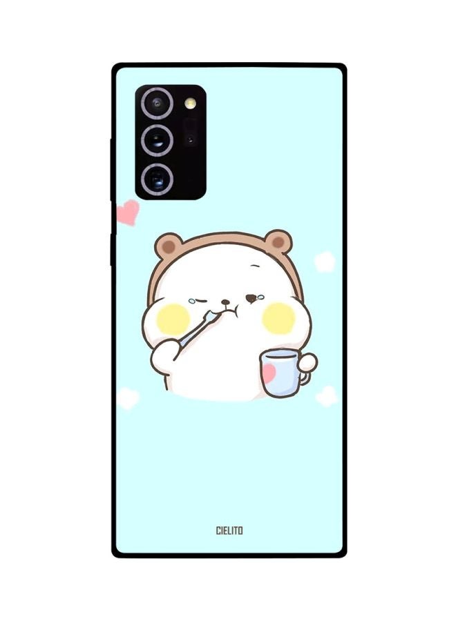 CIELITO Cartoon Printed Case Cover For Samsung Galaxy Note 20 Ultra Blue/White/Brown - Image 2