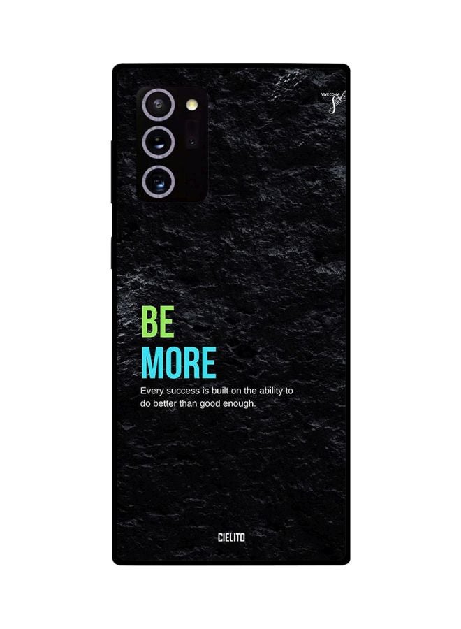 CIELITO Be More Printed Case Cover For Samsung Galaxy Note20 Ultra Black/Blue/Green - Image 2