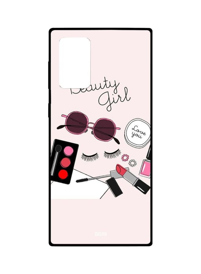 CIELITO Beauty Girl Printed Case Cover For Samsung Galaxy Note20 Ultra Pink/Black/Red - Image 1
