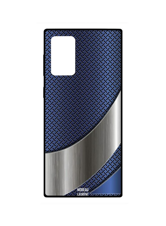 Moreau Laurent Protective Case Cover For Samsung Galaxy Note20 Ultra Blue/Silver/Black  - Image 1