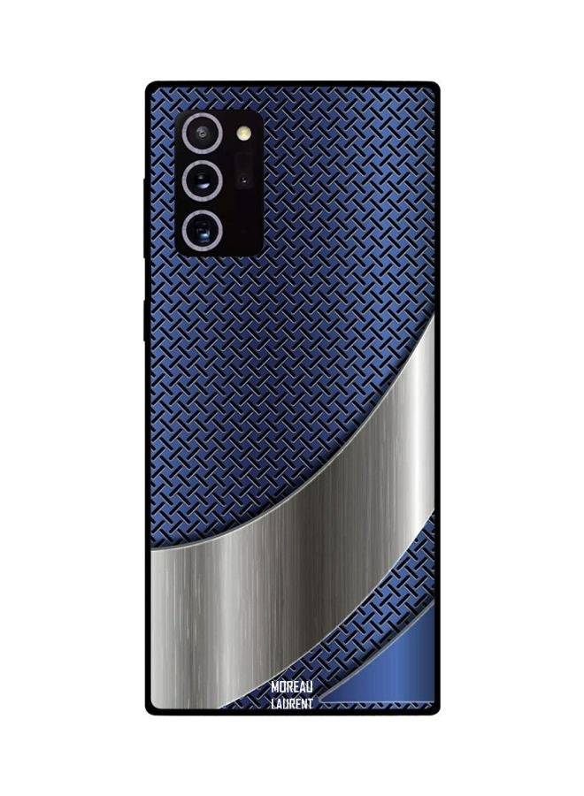 Moreau Laurent Protective Case Cover For Samsung Galaxy Note20 Ultra Blue/Silver/Black  - Image 2