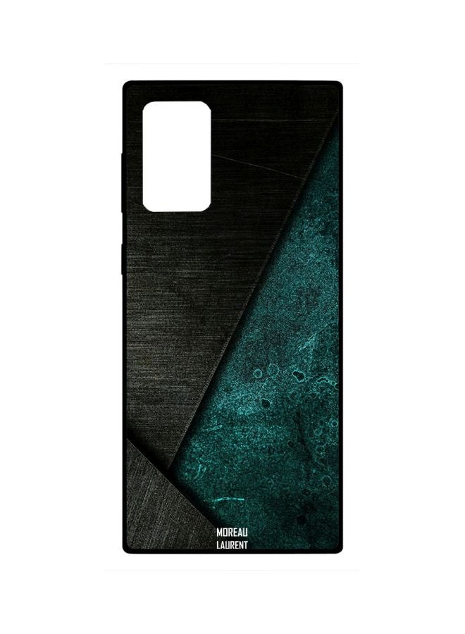 Moreau Laurent Abstract Printed Case Cover For Samsung Galaxy Note20 Ultra Black/Green - Image 1