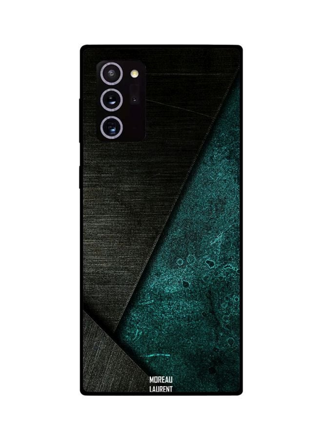Moreau Laurent Abstract Printed Case Cover For Samsung Galaxy Note20 Ultra Black/Green - Image 2