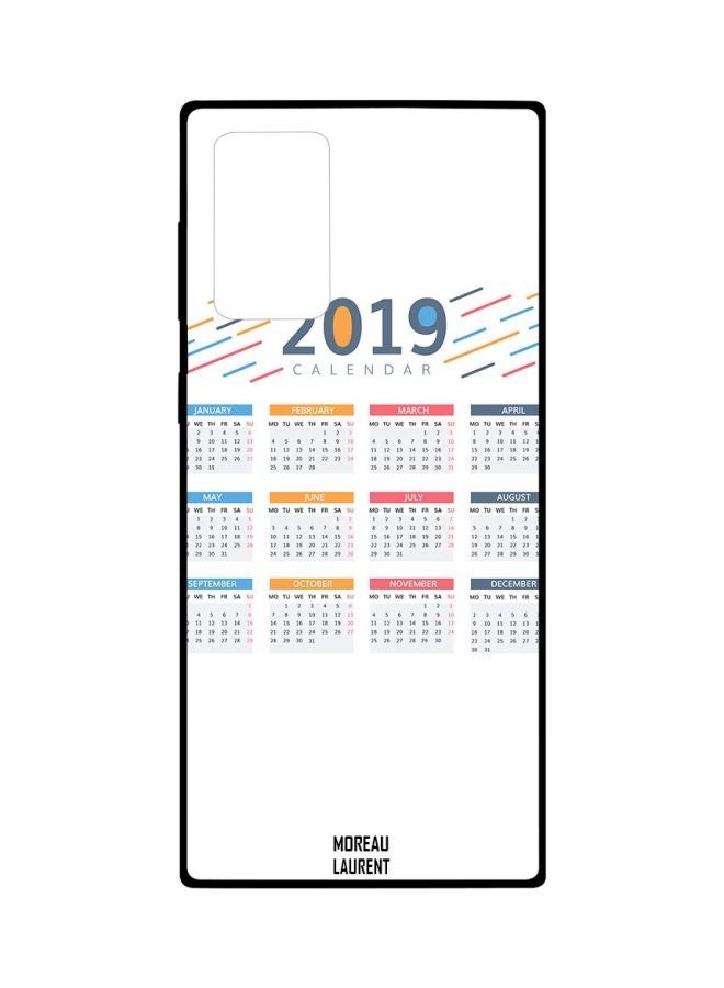 Moreau Laurent - Calendar Printed Protective Case Cover For Samsung Galaxy Note 20 Ultra White/Red/Blue - Image 1