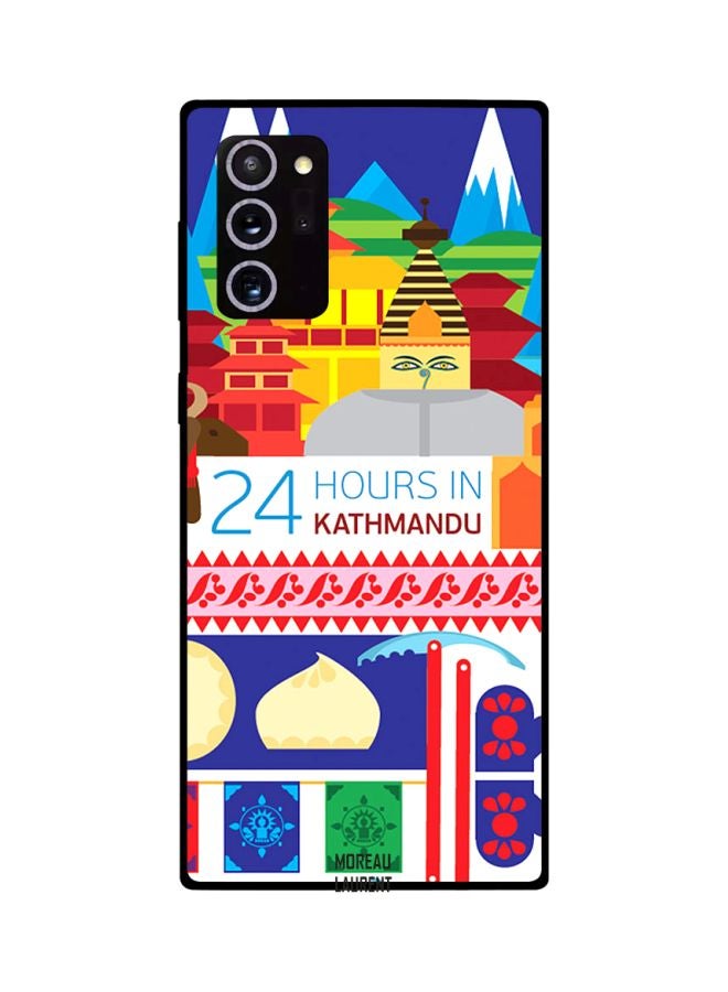 Moreau Laurent 24 Hours In Kathmandu Printed Case Cover For Samsung Galaxy Note20 Ultra Red/Yellow/Blue - Image 2