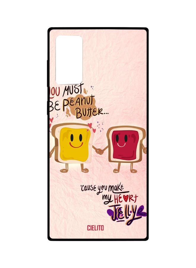 CIELITO Cartoon Printed Protective Case Cover For Samsung Galaxy Note 20 Beige/Yellow/Red - Image 1