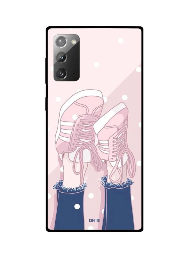 CIELITO Shoes Printed Case Cover For Samsung Galaxy Note 20 Pink/White/Blue - Image 2
