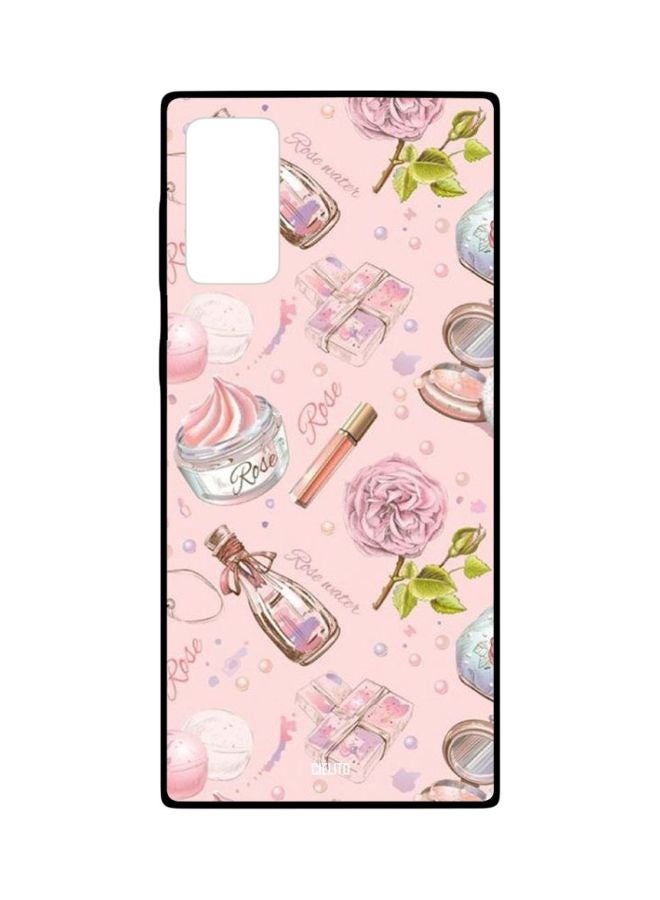 CIELITO Rose Printed Case Cover For Samsung Galaxy Note20 Pink/Green/White - Image 1