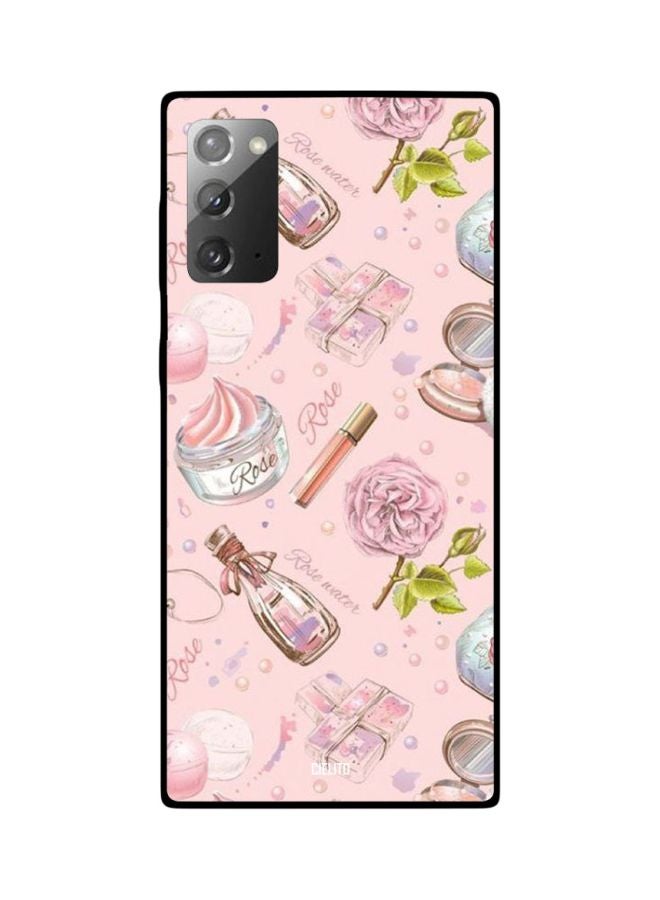CIELITO Rose Printed Case Cover For Samsung Galaxy Note20 Pink/Green/White - Image 2
