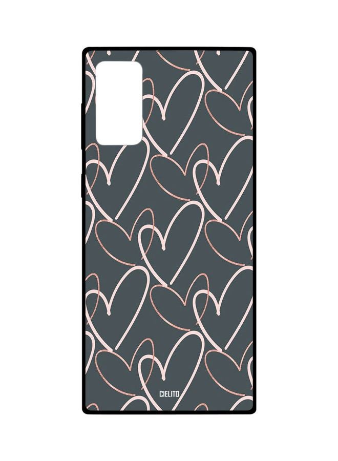 CIELITO Love Printed Case Cover For Samsung Galaxy Note20 Grey/Beige/Pink - Image 1