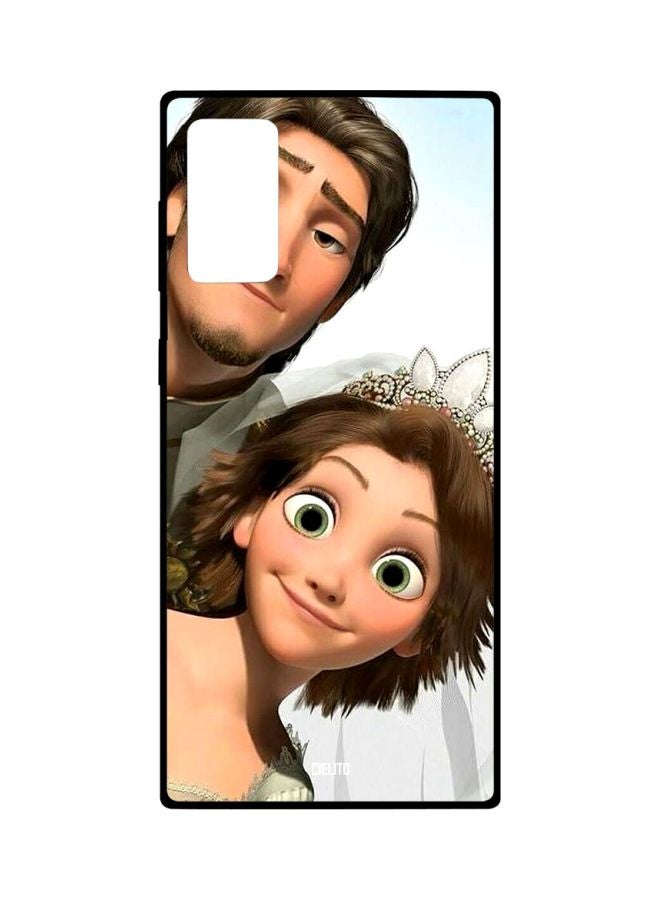 CIELITO Disney Princess Printed Case Cover For Samsung Galaxy Note20 White/Beige/Brown - Image 1