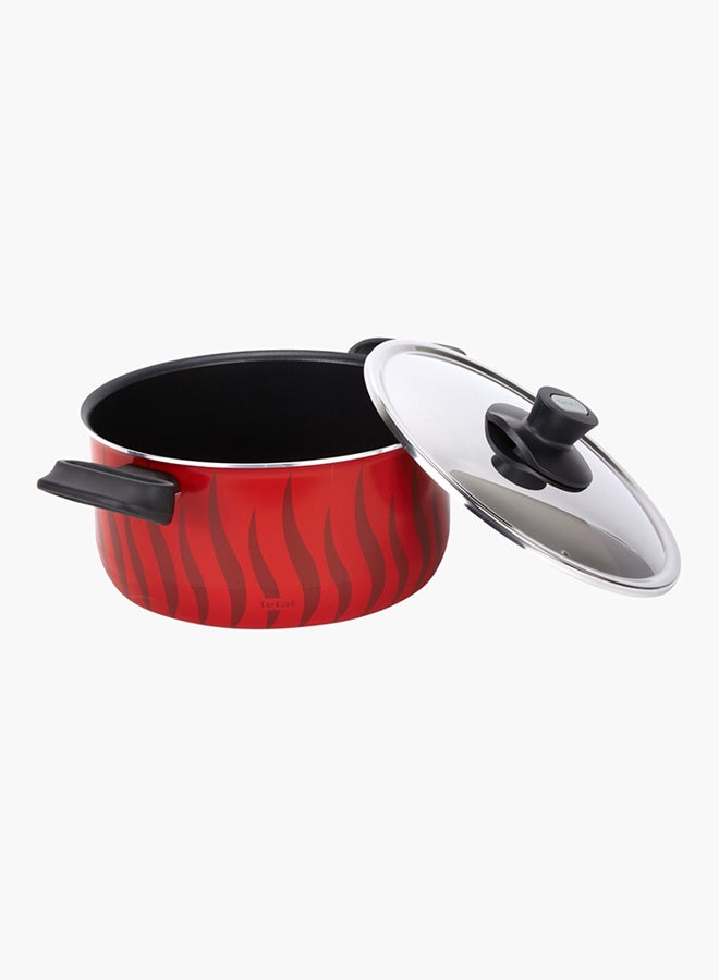 Tefal Tempo Casserole Red/Clear/Black 24cm  - Image 4