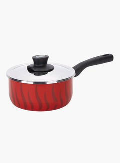Tefal Tempo Flame Sauce Pan With Lid, Aluminum Non-Stick Red/Silver/Black 20cm  - Image 3