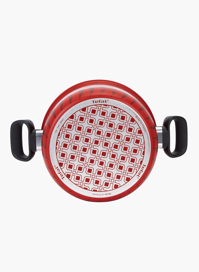 Tefal Tempo Casserole Red/Clear/Black 24cm  - Image 2