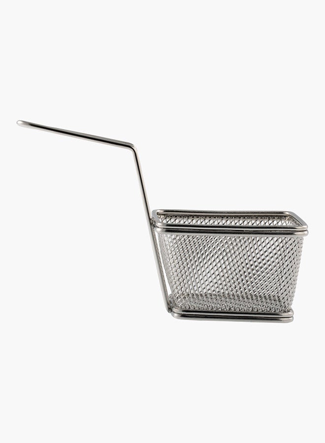 Berlyn Square Fry Basket Silver 7cm - Image 2