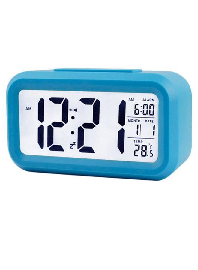 Digital Alarm Clock Blue 14.50X5.50X8.80cm - v1601200362/N40529256A_1