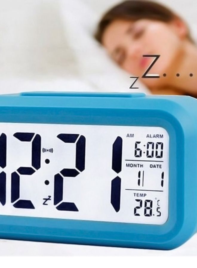 Digital Alarm Clock Blue 14.50X5.50X8.80cm - v1601200363/N40529256A_2