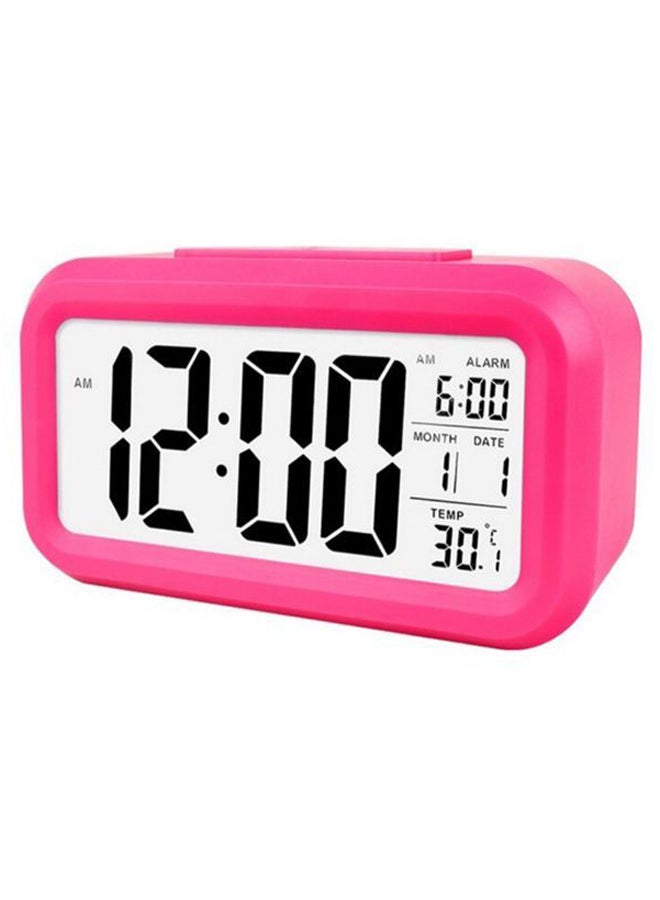 Digital Alarm Clock Red 14.50X5.50X8.80cm - Image 1