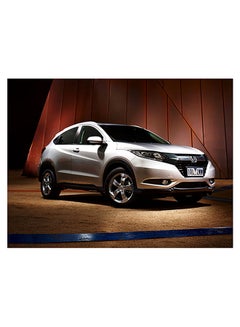 Honda Themed Self Adhesive Wall Sticker White/Beige/Brown 80x60cm