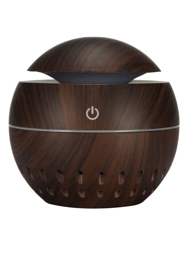 LED Colour Changing Essential Oil Aroma Diffuser Dark Brown 10x10.5cm - Image 5