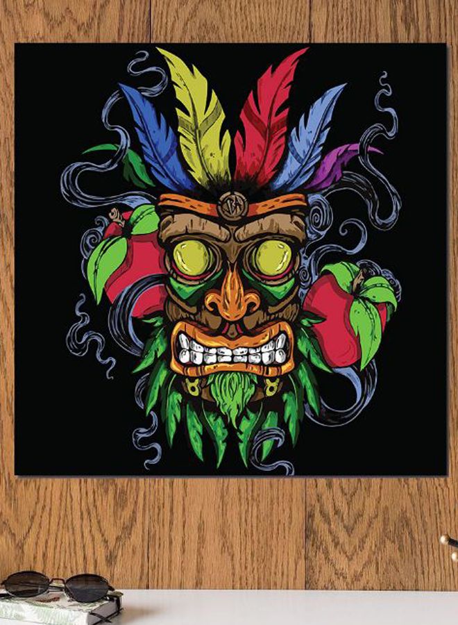 أتيك لوحة لديكور الحائط بتصميم مستوحى من لعبة كراش باش أسود/أزرق/ أحمر 30x30سم - Image 2