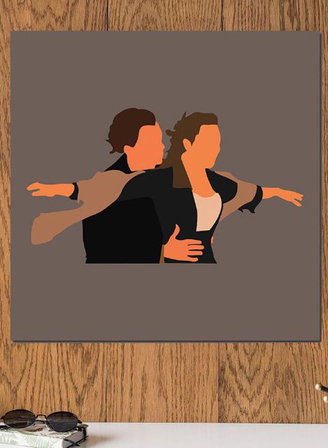 Atiq - Titanic Themed Wall Art Brown/Beige/Grey - Image 1