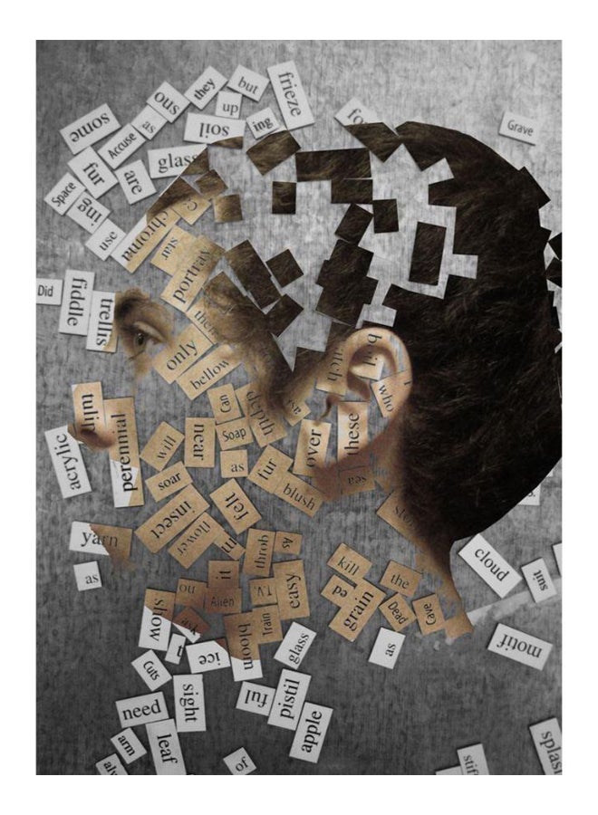 Zoot The Wall Art 1-Piece Framed Canvas Gcse Art.jpg Grey/Gold/Black 50x70cm