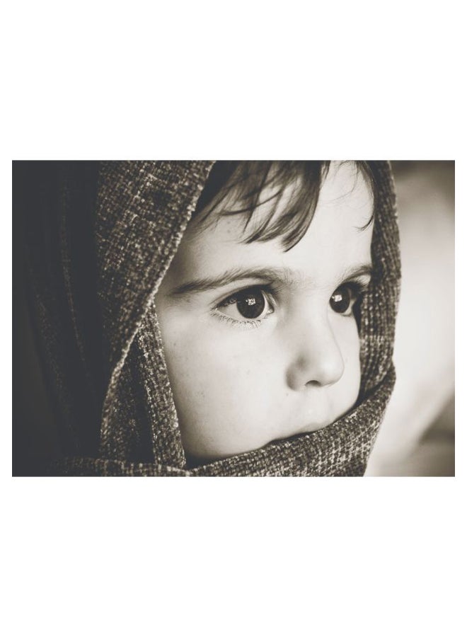 Zoot Black Pearl Eyes Canvas Painting Black/Grey 50x70cm