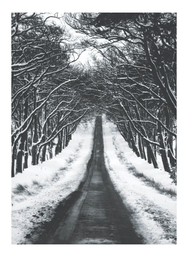 Zoot Descent From Bavelaw Castle Balemo Scotland Canvas Painting Black/White 50x70cm