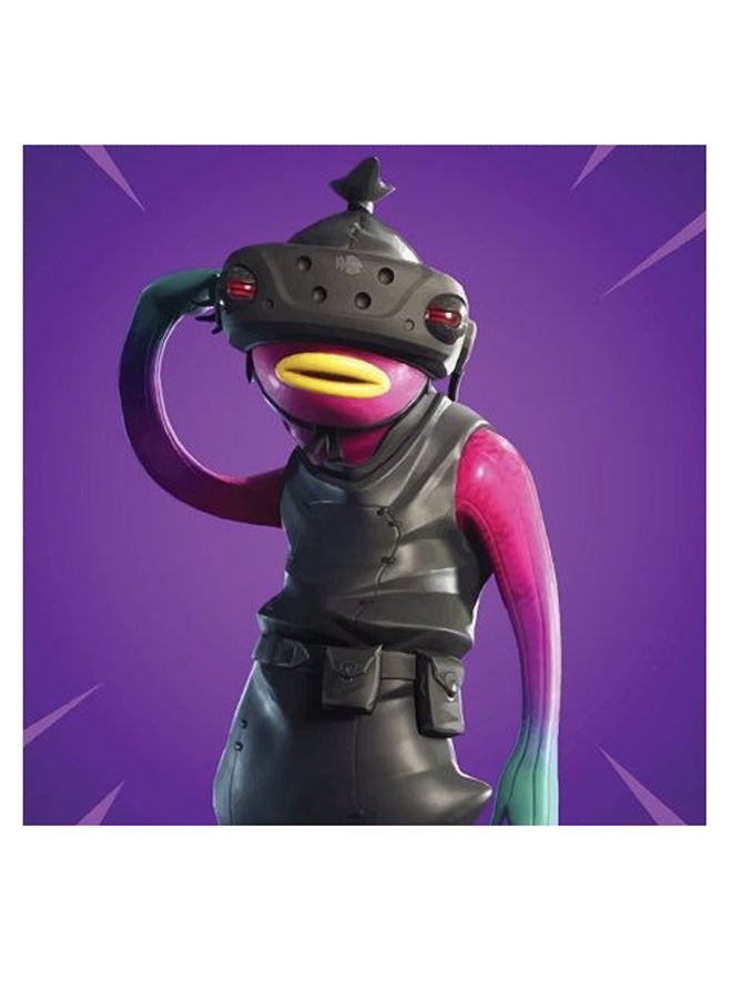 أتيك لوحة فنية لديكور الحائط بطبعة شخصية من لعبة "Fortnite" أرجواني/وردي/أسود 30x30سم - Image 2