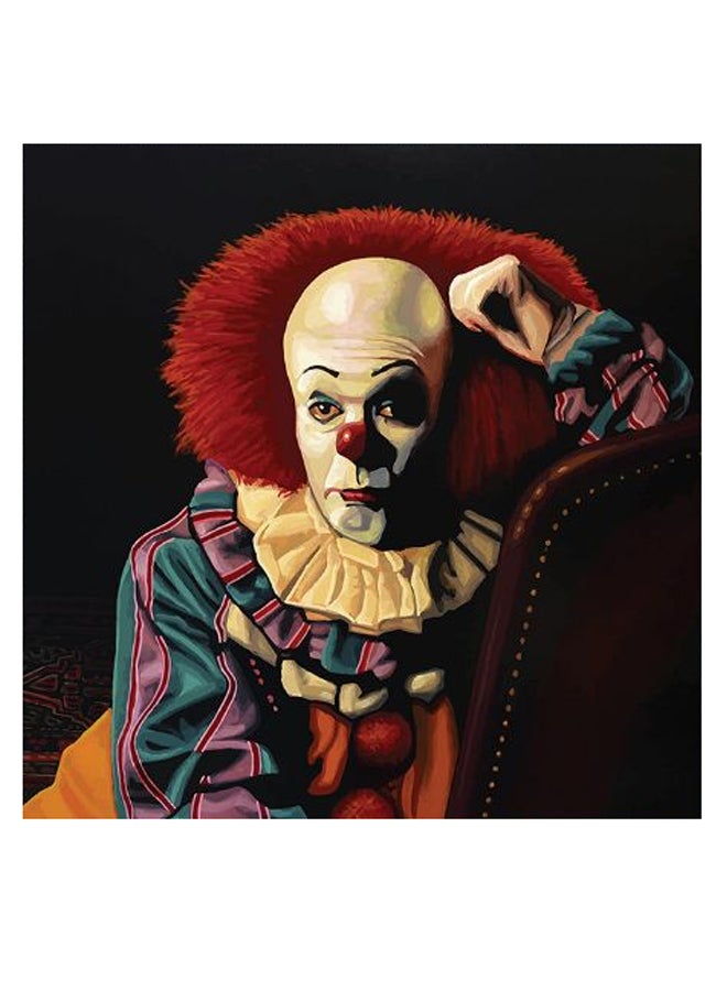 أتيك لوحة فنية للزينة بتصميم شخصية لبيني وايز أسود/بيج/أحمر 30x30سم - Image 2