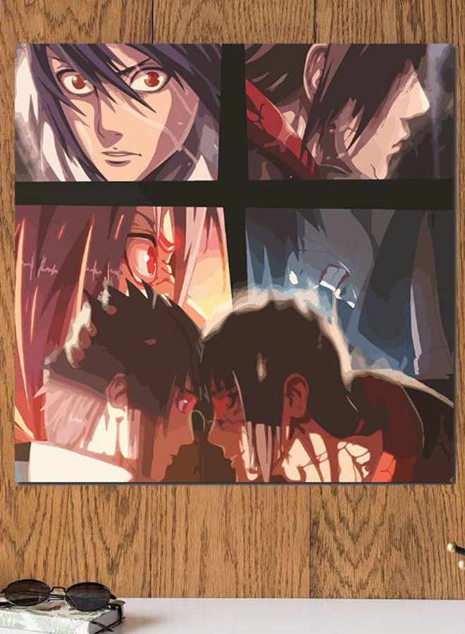 أتيك لوحة فنية بطبعة أنمي "Naruto" متعدد الألوان 30x30سم - Image 2