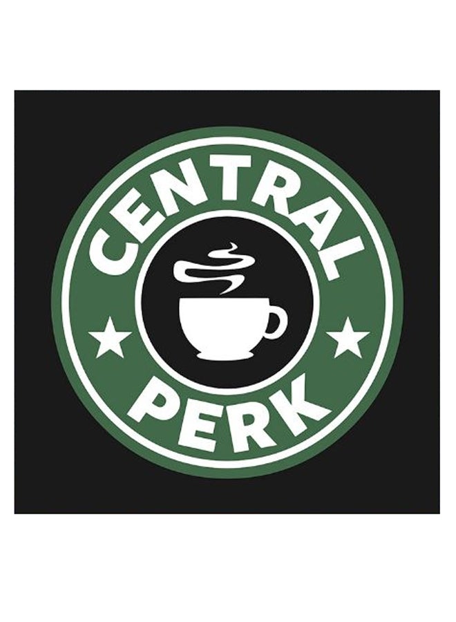 أتيك لوحة فنية للزينة بتصميم قهوة أخضر / أبيض / أسود 30x30سم - Image 2