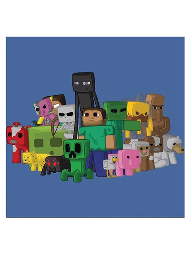 Atiq Minecraft Printed Wall Art Multicolour 30x30cm - Image 1