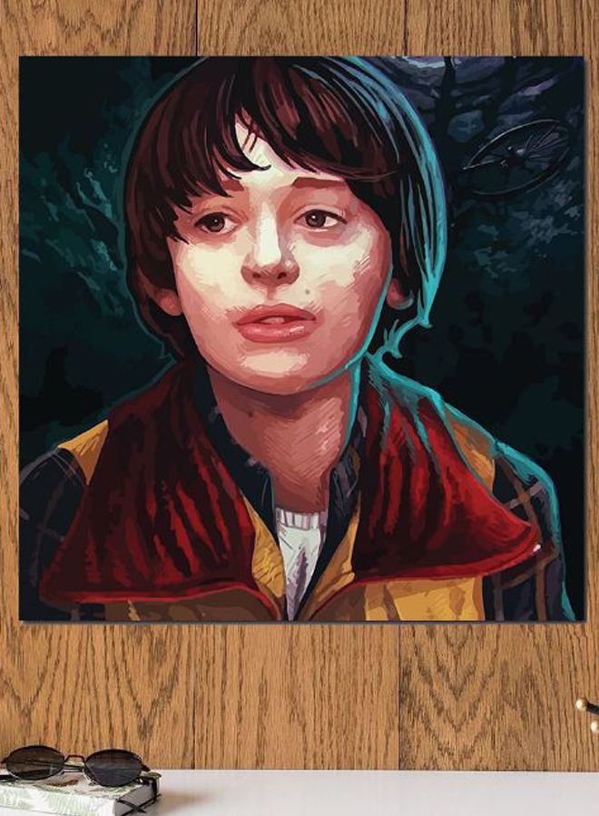 أتيك لوحة فنية بتصميم مسلسل "Stranger Things" متعدد الألوان 30x30سم - Image 2