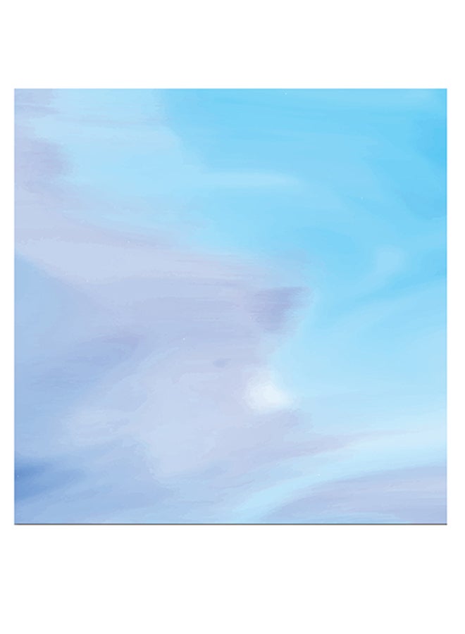 أتيك لوحة فنية بتصميم متدرج أزرق 30x30سم  - Image 1