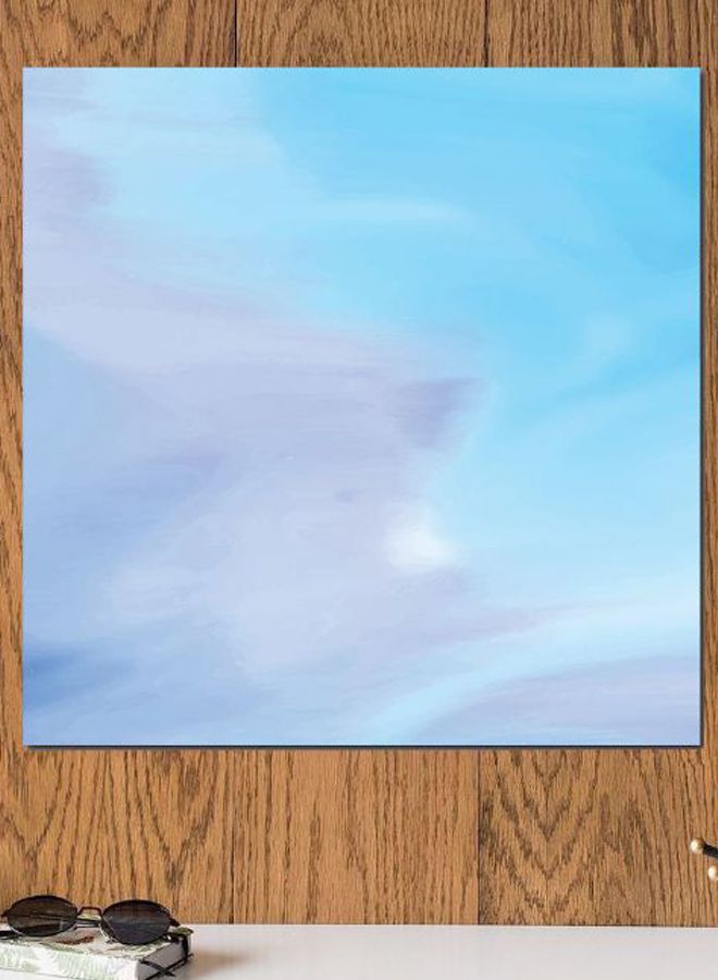 أتيك لوحة فنية بتصميم متدرج أزرق 30x30سم  - Image 2