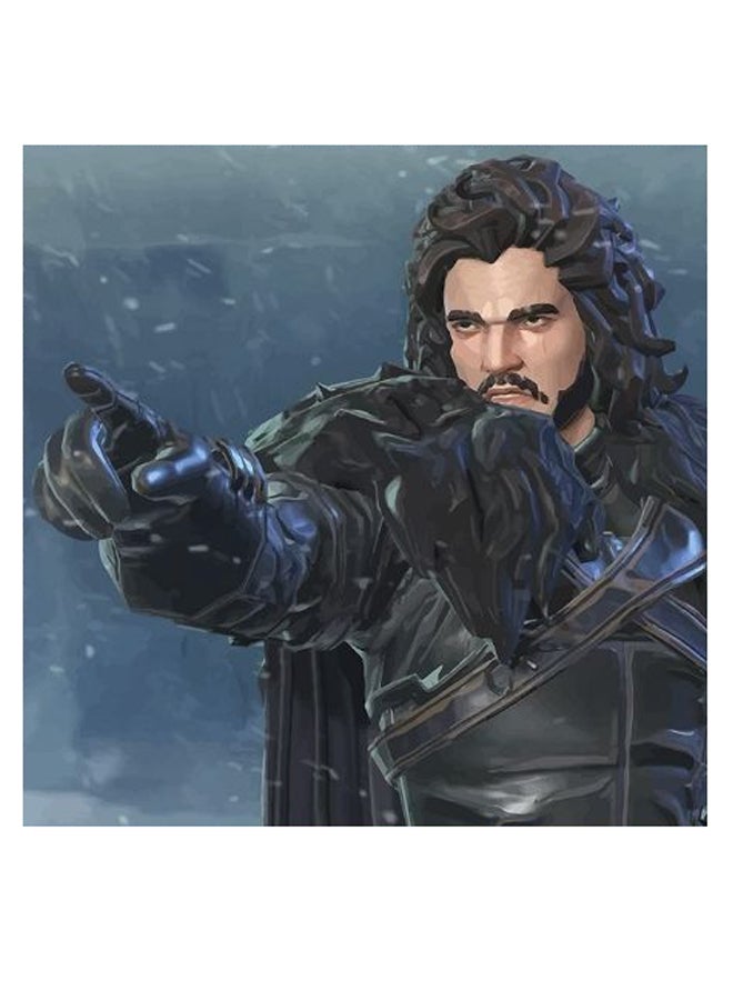 Atiq Game Of Thrones Themed Wall Art Black/Grey/Beige 30x30cm - Image 2