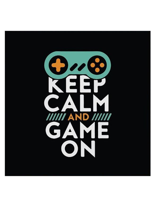 Atiq Games Lovers Themed Wall Art Black/White/Green 30x30cm - Image 2