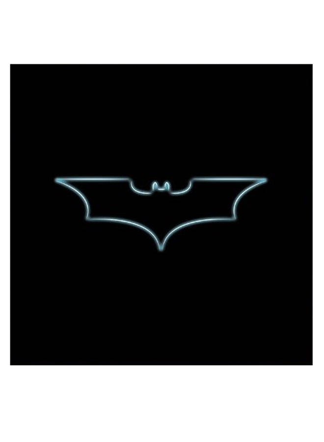Atiq Batman Logo Themed Wall Art Black/Blue 30x30cm - Image 2