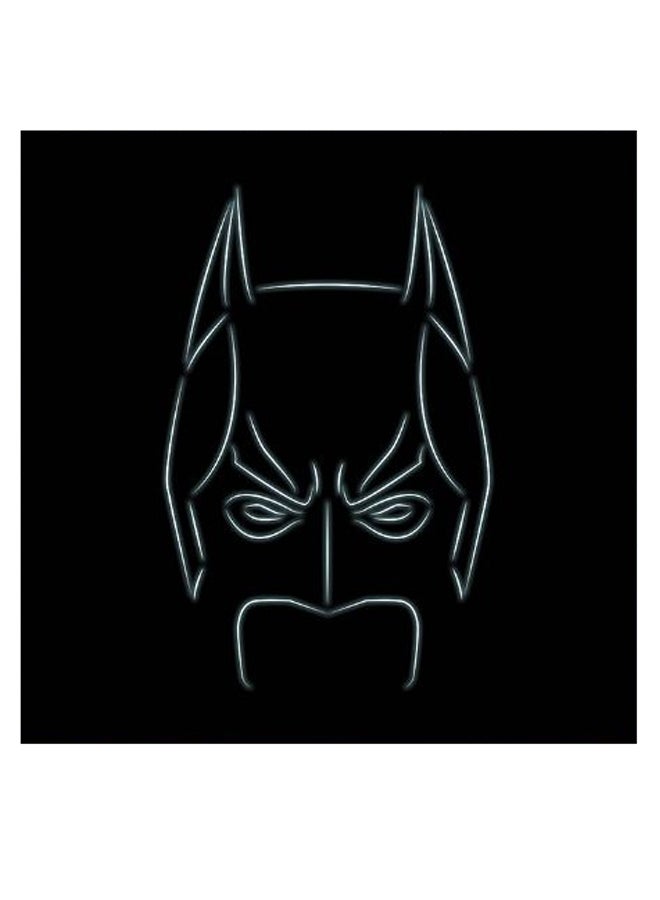 أتيك لوحة فنية لديكور الحائط تمثل قناع باتمان الأسود / الأزرق 30x30سم - Image 2