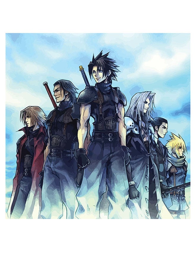 أتيك لوحة فنية لديكور الحائط بعنوان "Final Fantasy" أزرق/أسود/أبيض 30x30سم - Image 1