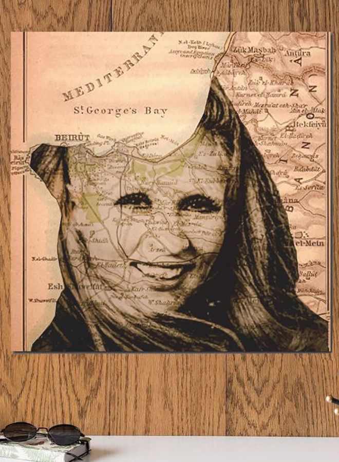 Atiq Sabah Themed Wall Art Beige/Black  - Image 2