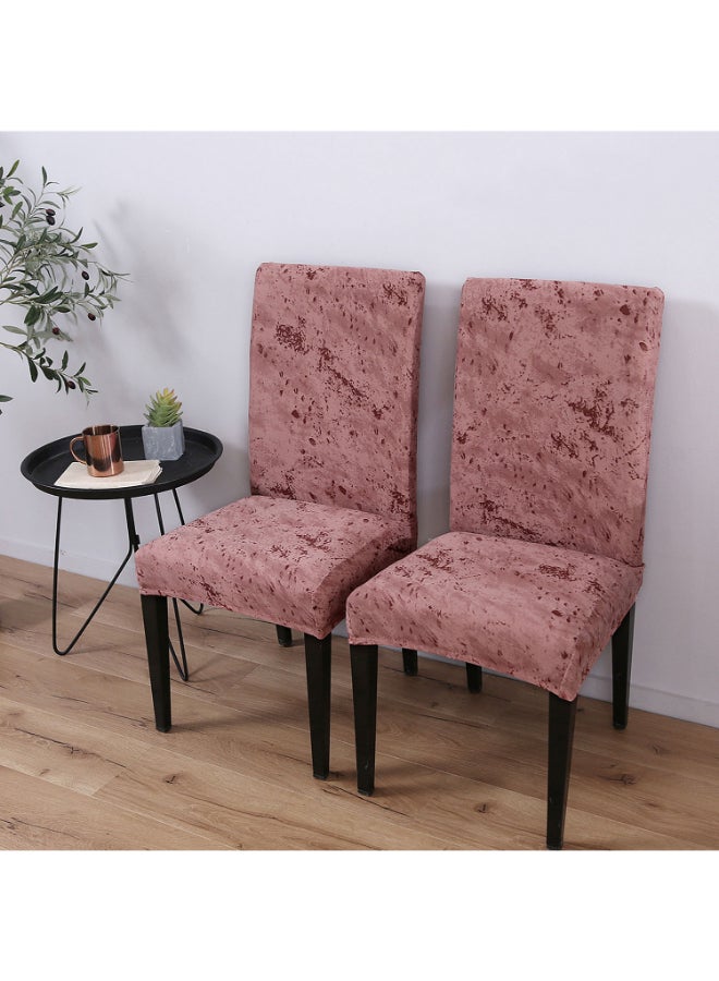 2-Piece Printed Chair Cover Set Brick Red - Image 5
