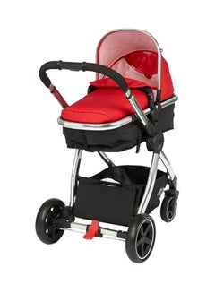 4-Wheel Journey Chrome Travel Stroller - Newborn